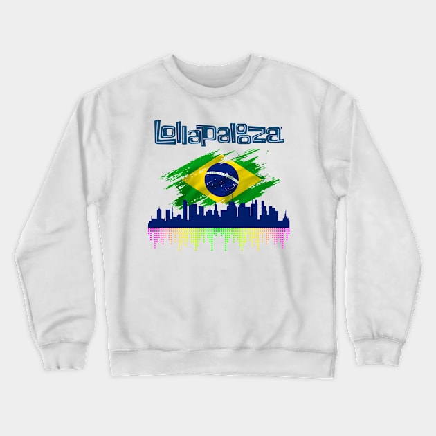 Lollapalooza Crewneck Sweatshirt by smkworld